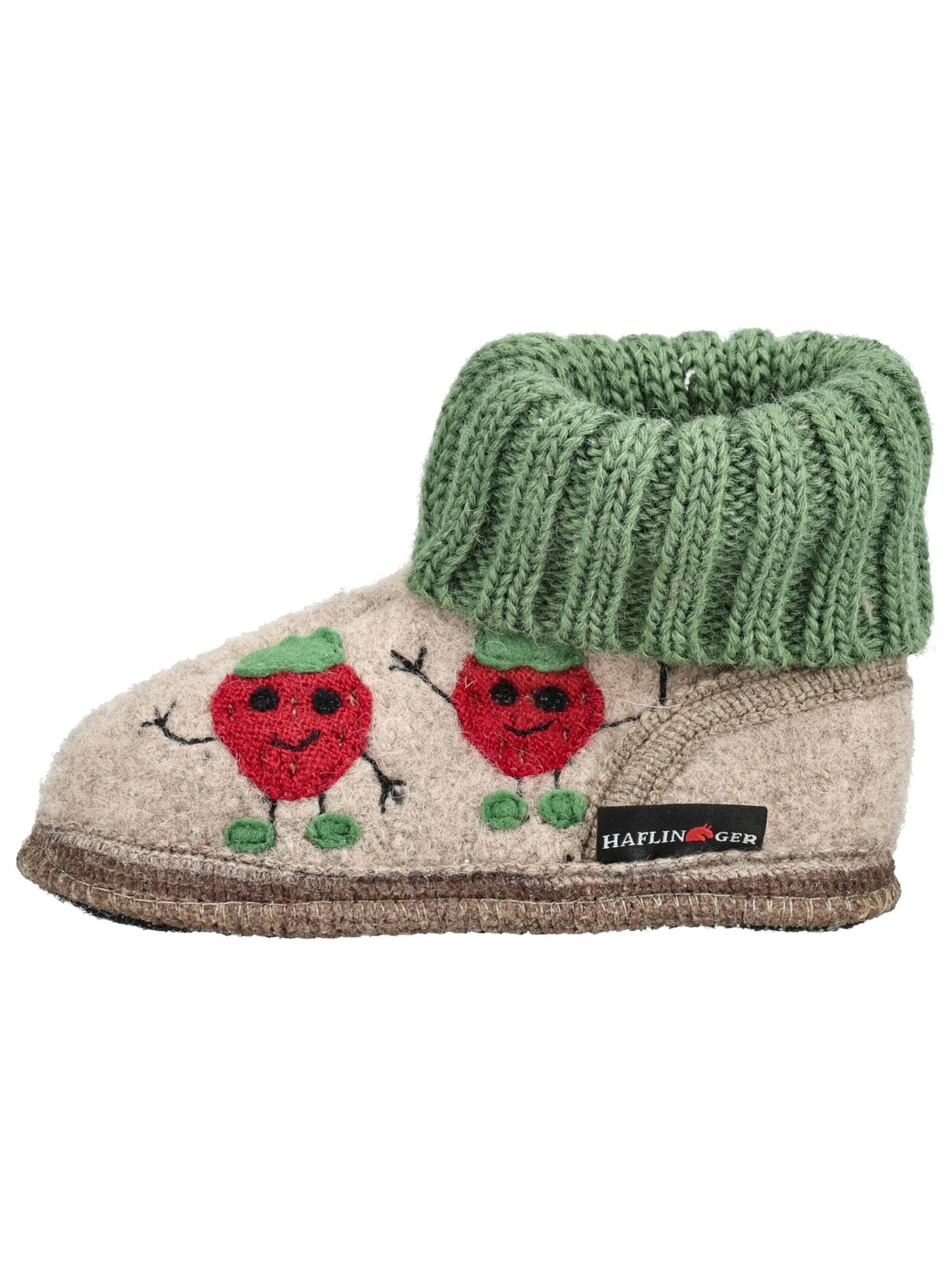 HAFLINGER Hausschuh in Beige