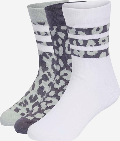 ADIDAS PERFORMANCE Sportske čarape veličine 25-27 u antracit siva / pastelno zelena / bijela, Pregled proizvoda