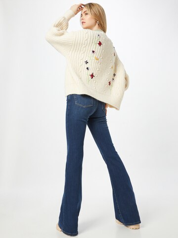 River Island Knit Cardigan in Beige