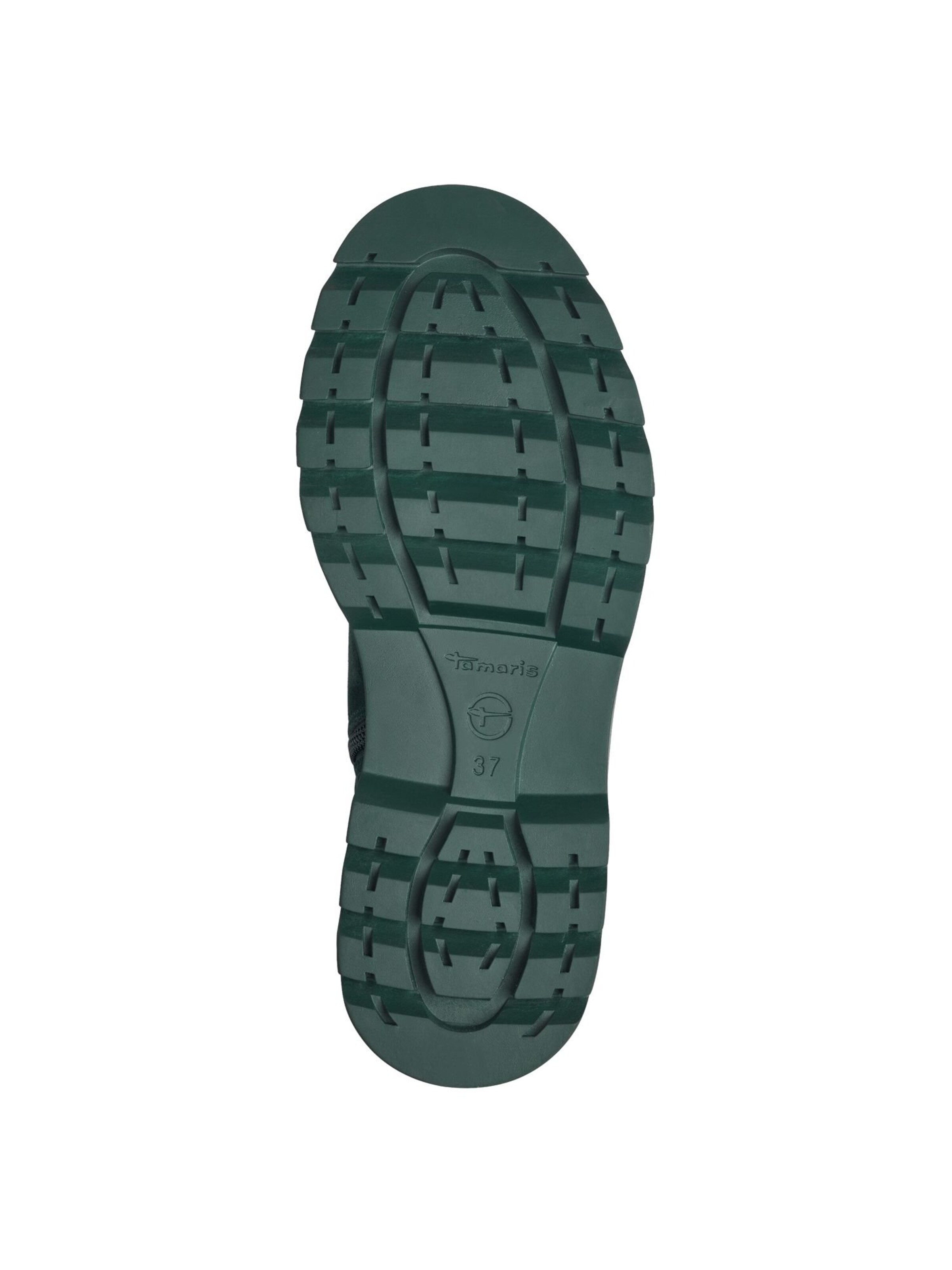 Tamaris Lace-up bootie in Green