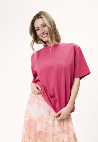 Maglietta 'Flower' di OH APRIL in rosa: frontale