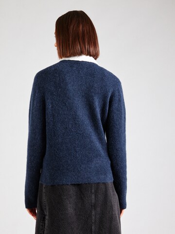 Samsøe Samsøe Knit cardigan 'NOR' in Blue