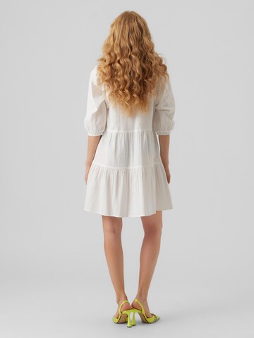 VERO MODA - Vestido 'Pretty' em branco