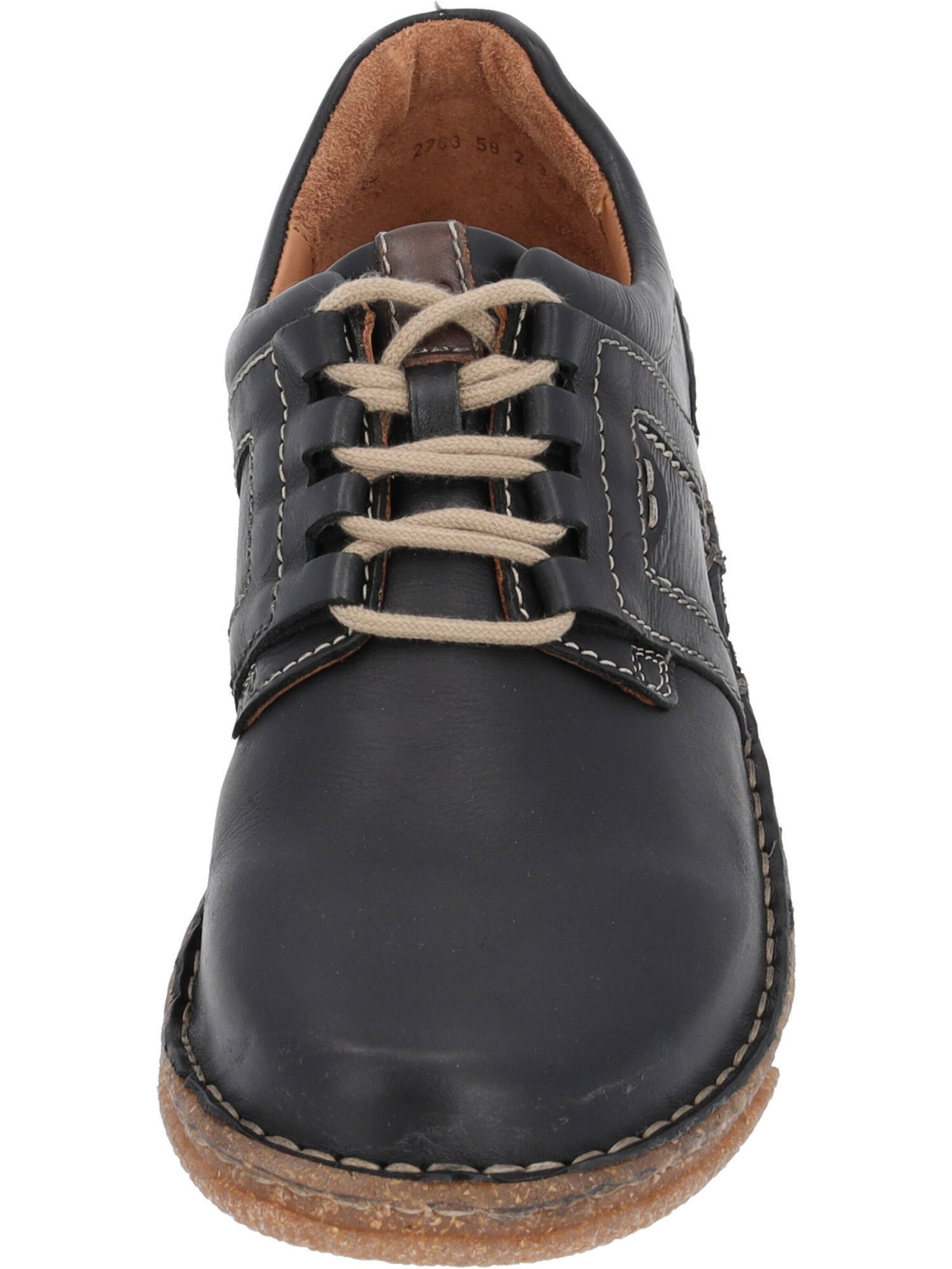 JOSEF SEIBEL Schnürschuh 'Neele' in Schwarz