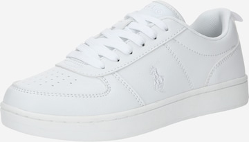 Sneaker 'POLO COURT II' de la Polo Ralph Lauren pe alb: față