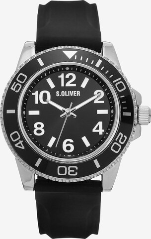 s.Oliver Analog Watch 'SO-4234-PQ' in Black: front