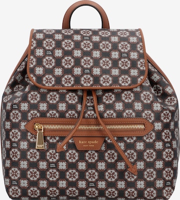 Kate Spade Backpack 'Spade Flower' in Brown: front