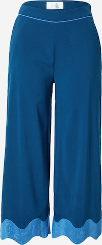 Katy Perry exclusive for ABOUT YOU Boot cut Trousers 'Nora' in Blue: front