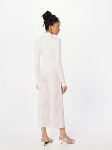 ICHI Loose fit Trousers 'Kate' in White