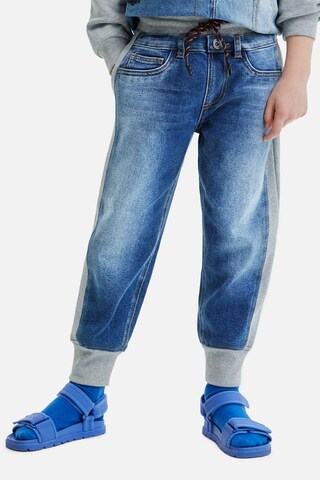 Desigual Tapered Jeans 'Oca' in Blauw: voorkant