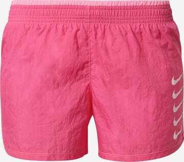 NIKE Normální Sportovní kalhoty – pink: přední strana