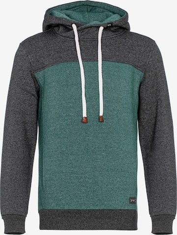 CIPO & BAXX Kapuzensweater in Grau: front