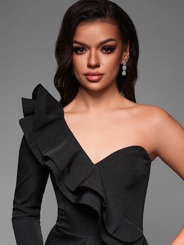 Ombre Abendkleid‌‌‌‌ in Schwarz