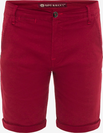 CIPO & BAXX Regular Shorts in Rot: predná strana