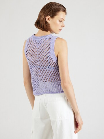 Noisy may Knitted Top 'NMSALLY' in Purple