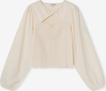 Envii Blouse 'Plana' in Beige: voorkant