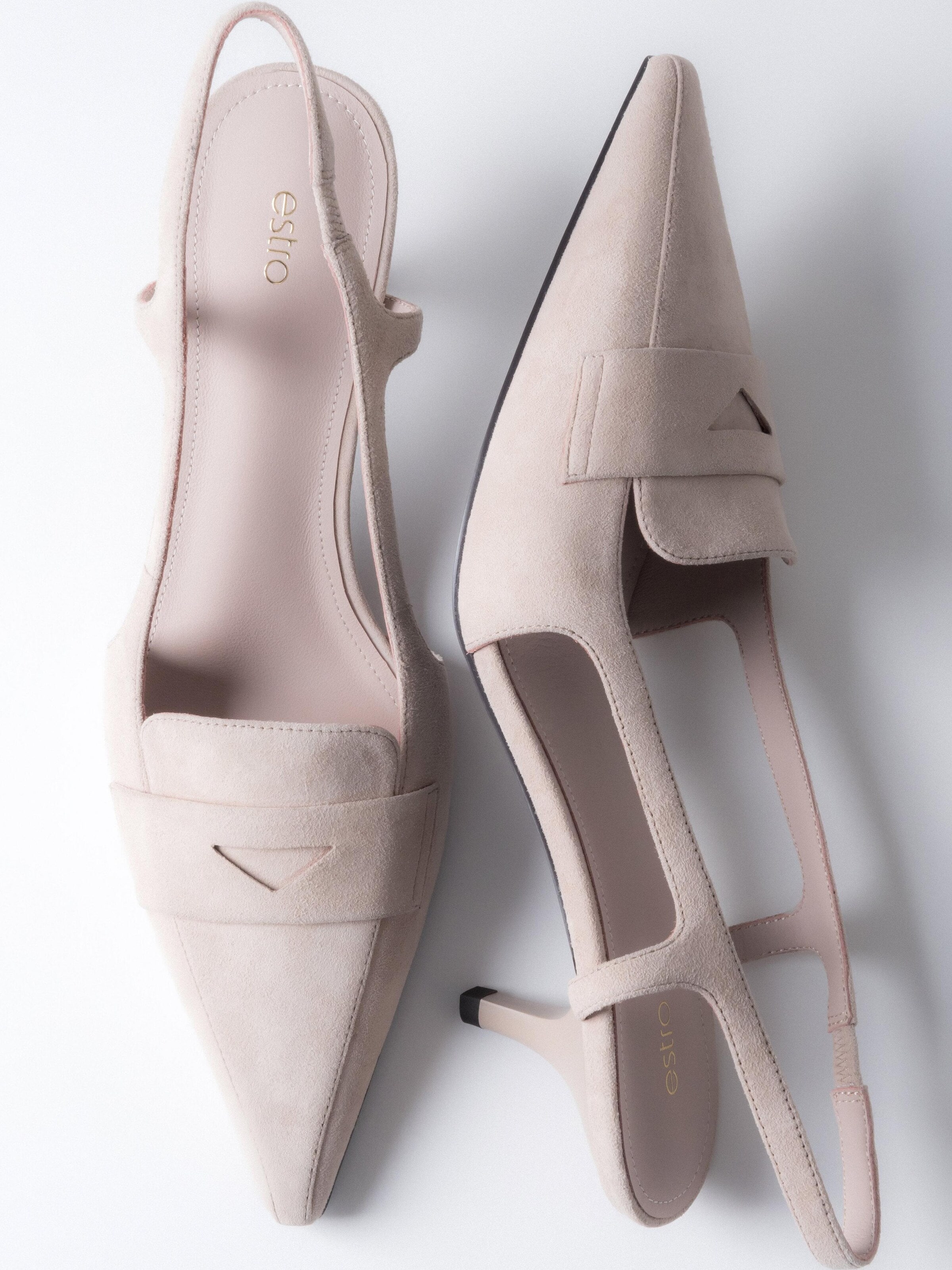 Estro Slingback Pumps '2547-1100' in Beige