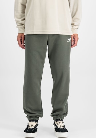 ALPHA INDUSTRIES Zúžený Kalhoty – zelená: přední strana