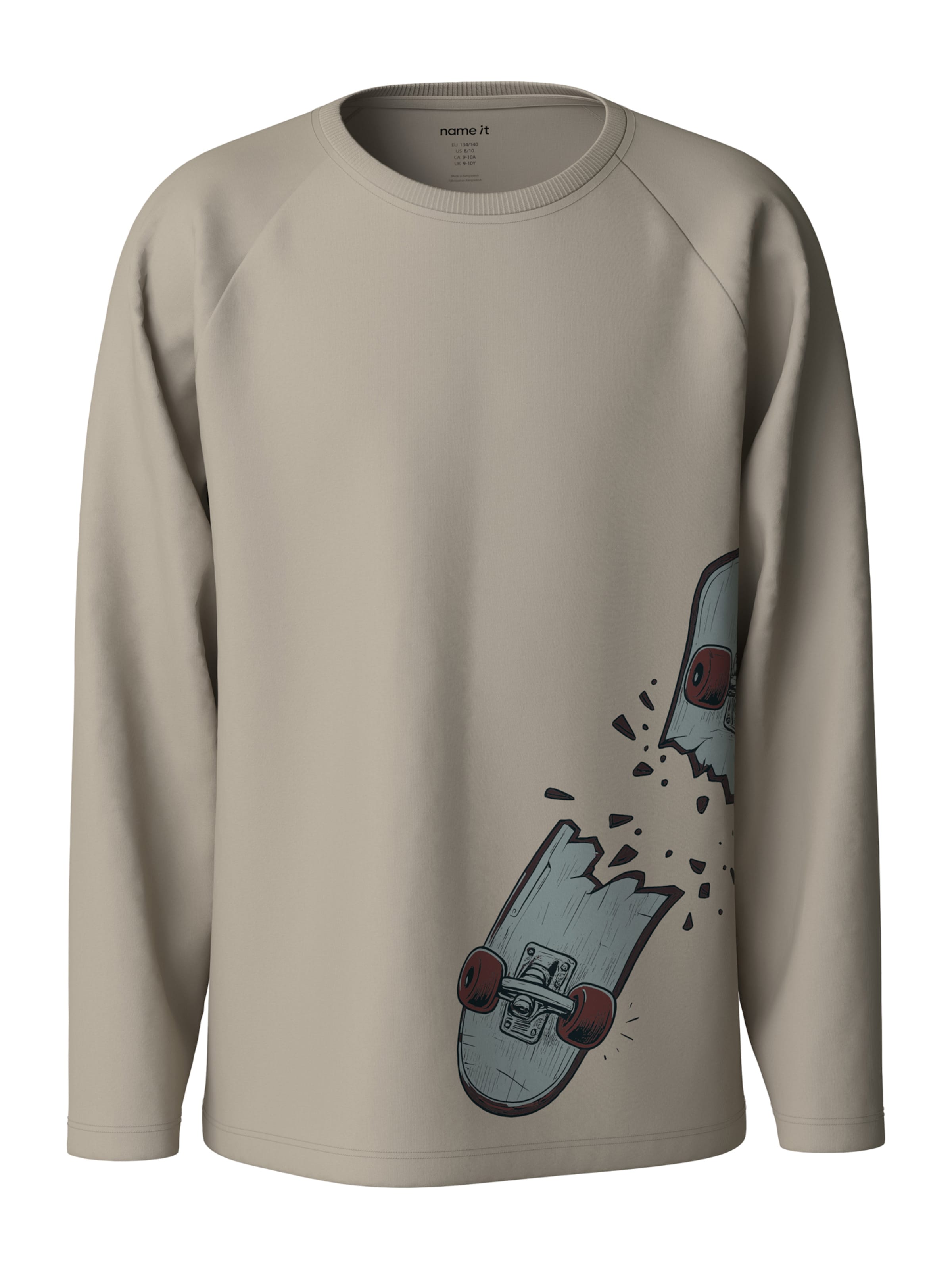 NAME IT - Camiseta 'NKMVAGLAN' en beige: frente