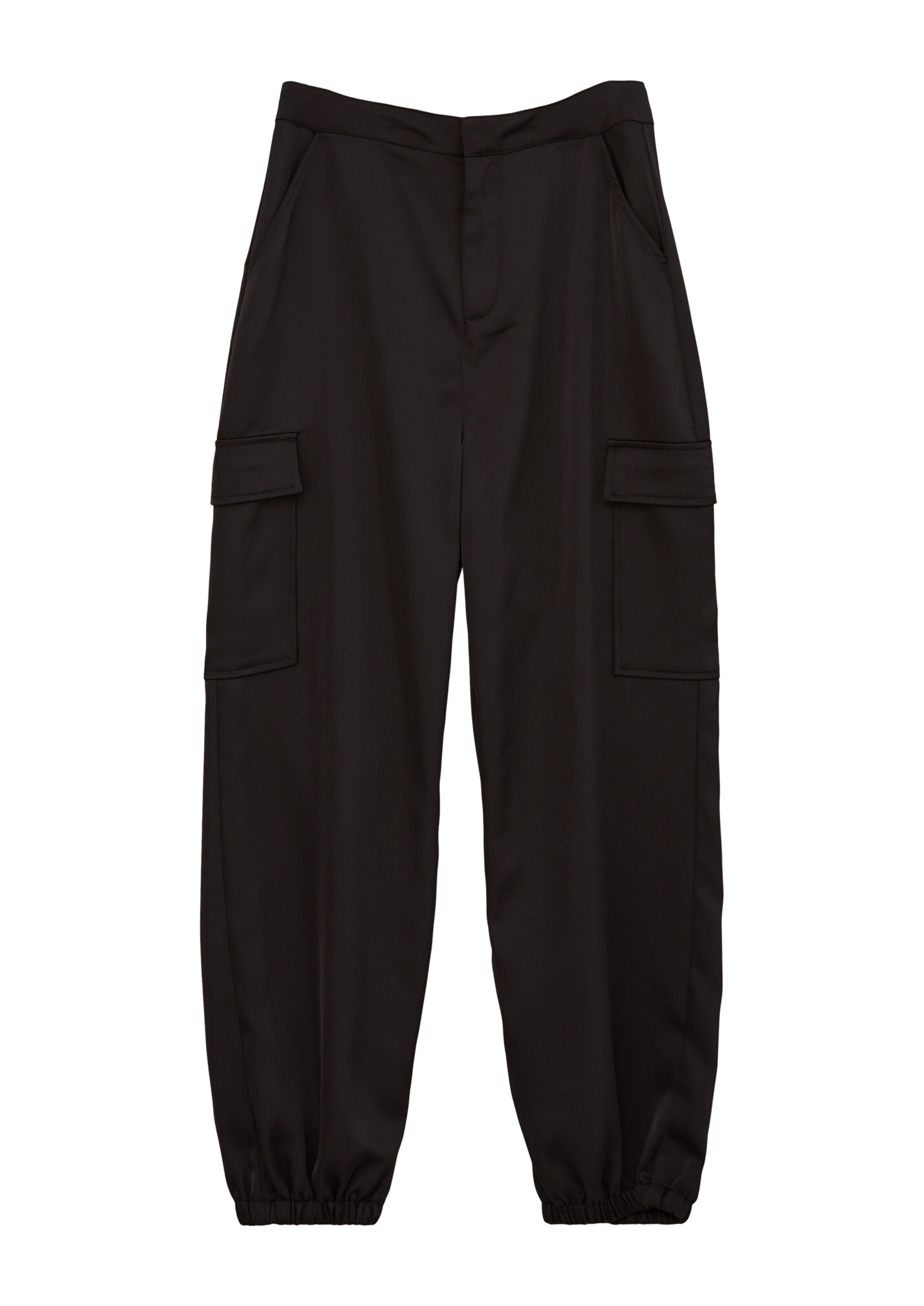 s.Oliver Zúžený Kalhoty – černá: přední strana