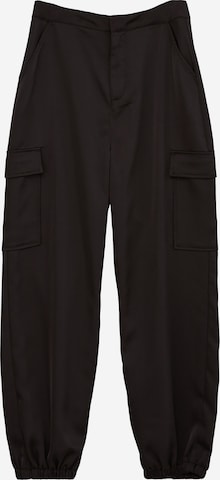 s.Oliver Tapered Trousers in Black: front