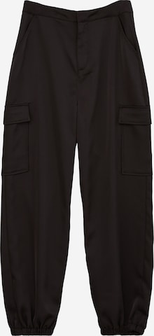 s.Oliver - Tapered Pantalón en negro: frente