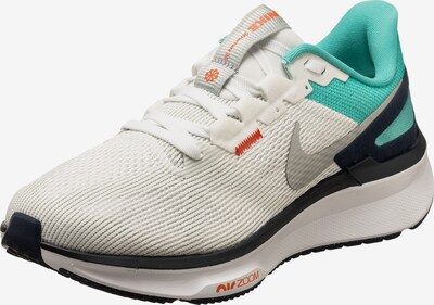 NIKE Laufschuh  'Air Zoom Structure 2' in türkis / grau / orange / schwarz / weiß, Produktansicht