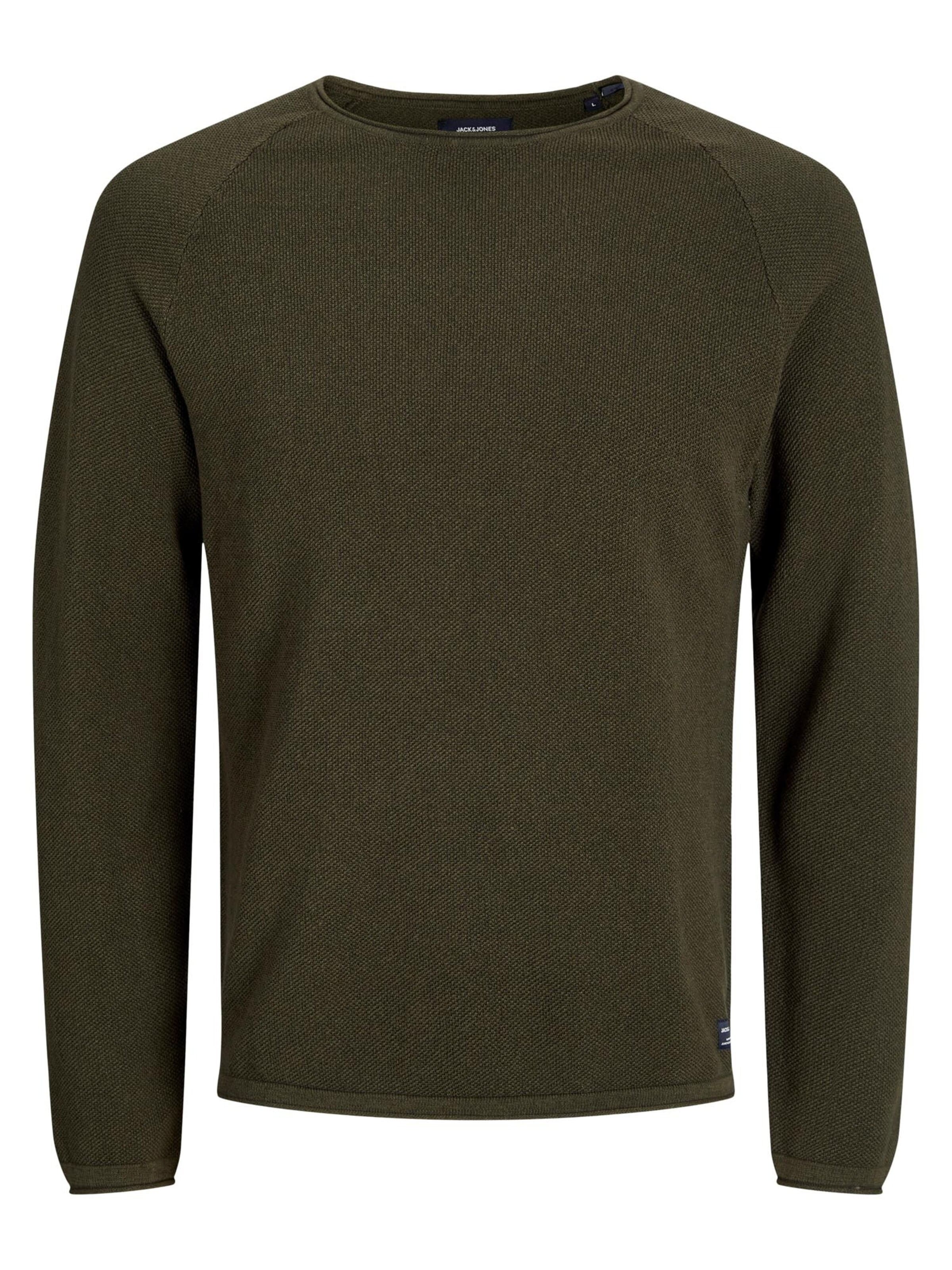 JACK & JONES Pullover 'Hill'‌‌‌‌‌‌‌‌‌‌ in S in dunkelgrün, Produktansicht