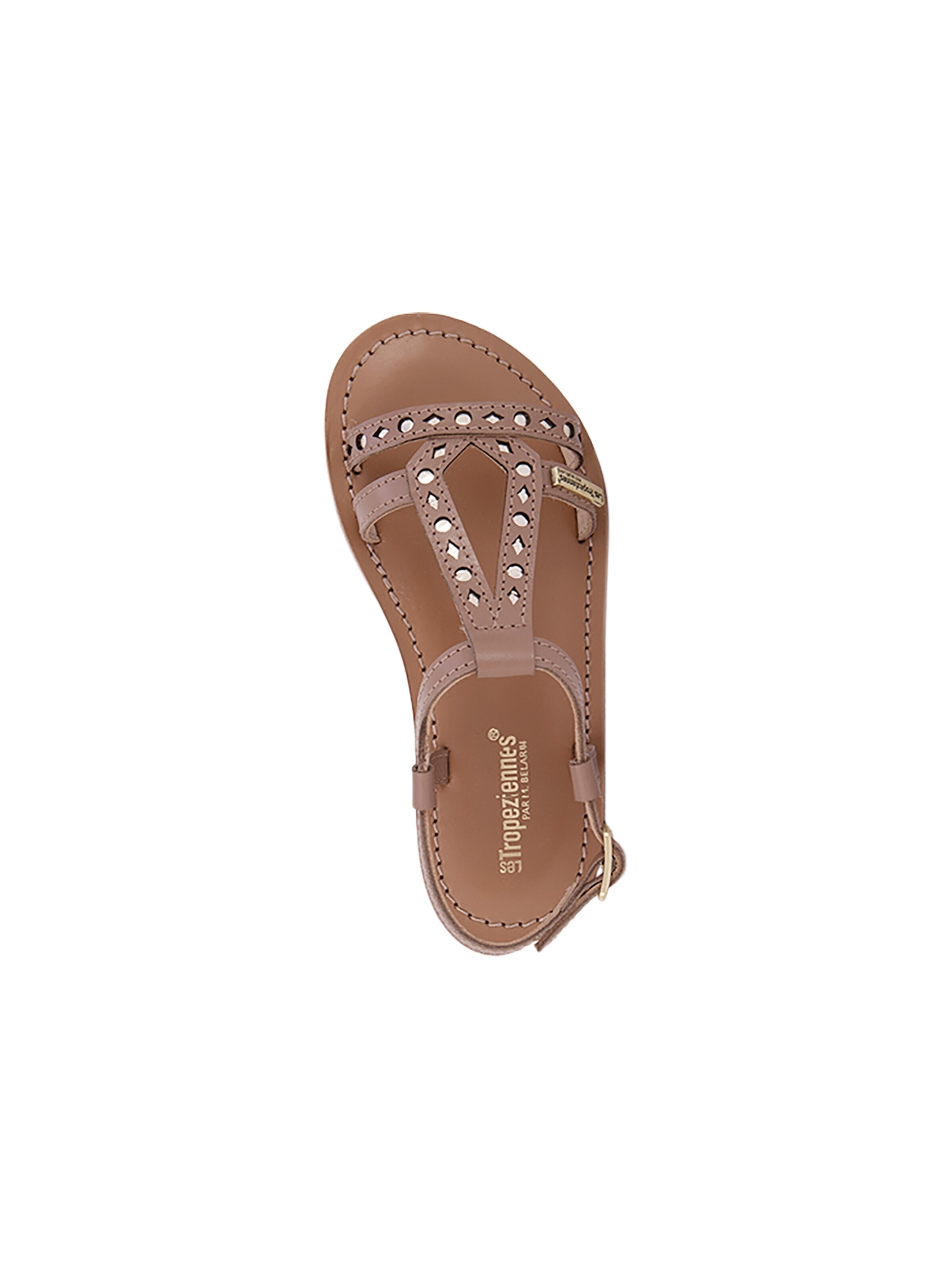 Sandales 'Belectra Kindersandalen aus Leder, flach' Les Tropéziennes en marron