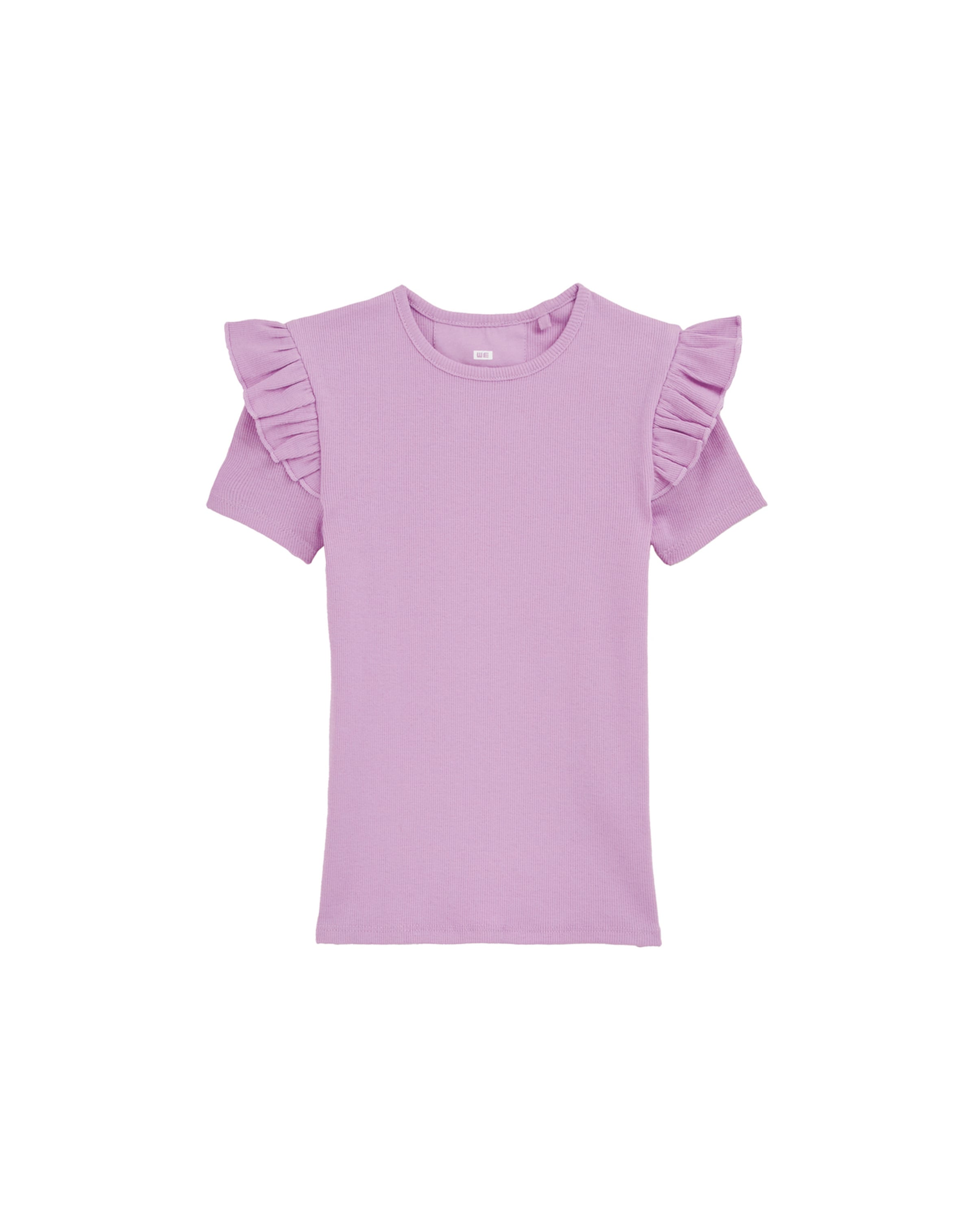 WE Fashion - Camiseta 'Meisjes' en lila: frente