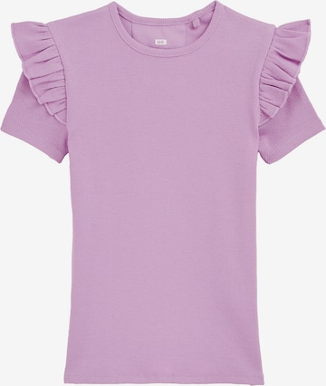 purpurinė WE Fashion Marškinėliai 'Meisjes': priekis