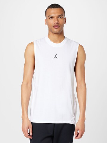 Jordan Koszulka funkcyjna w kolorze biały: przód