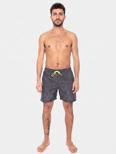 Santa Cruz Szorty kąpielowe do kolan 'RIGID BROKEN DOT SWIMSHORT BLACK ACID WASH' w rozmiarze S w kolorze szarym, Podgląd produktu
