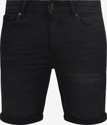 !Solid Regular Jeansshorts 5-Pocket in Schwarz: predná strana