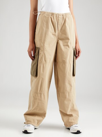 regular Pantaloni cargo 'Hafison' di HUGO in beige: frontale