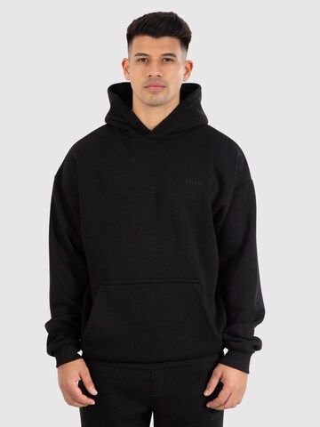 Veste de survêtement 'Rami' Smilodox en noir : devant