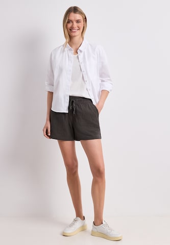 STREET ONE Loose fit Pants in Brown: front