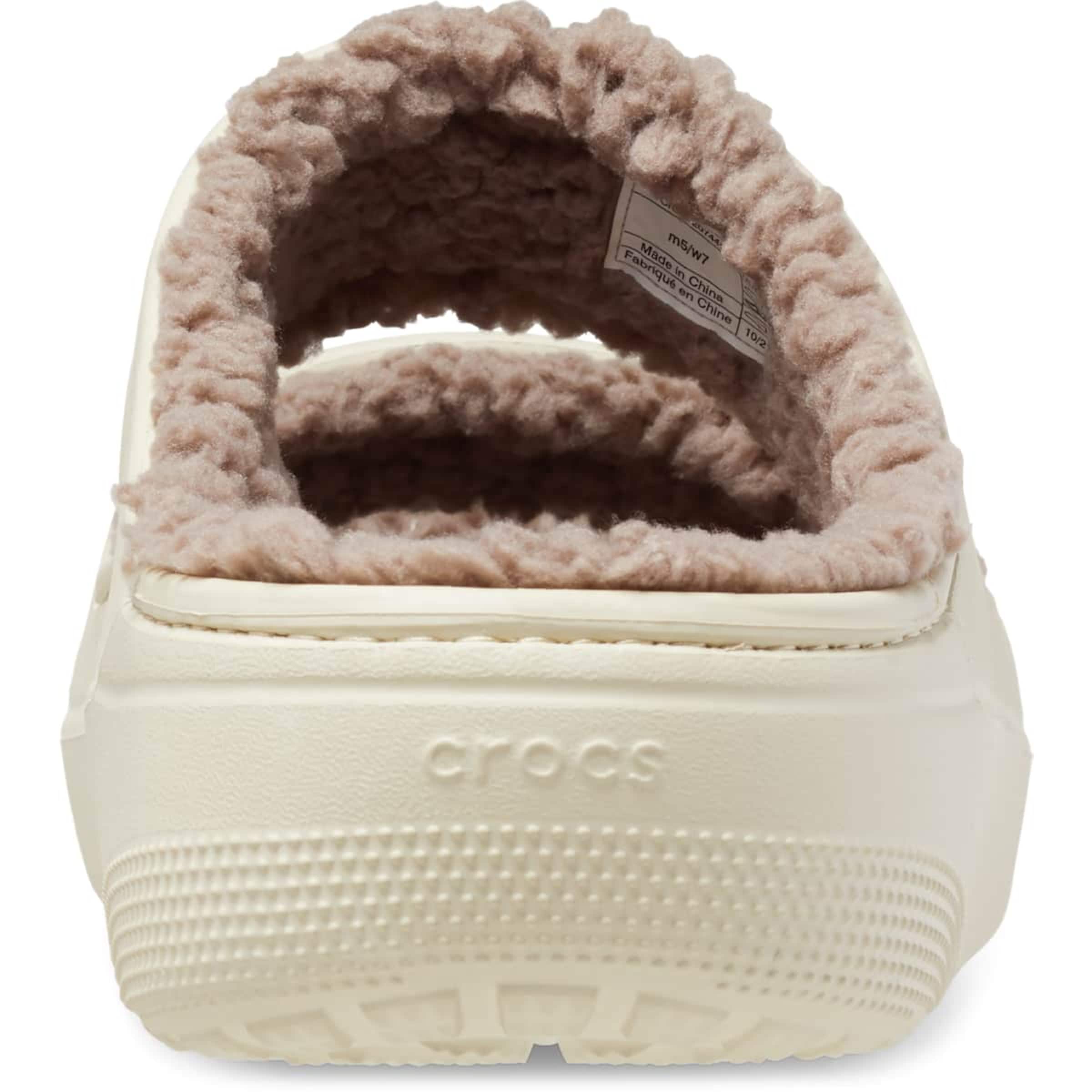 Crocs Muiltjes 'Classic Cozzzy' in Beige