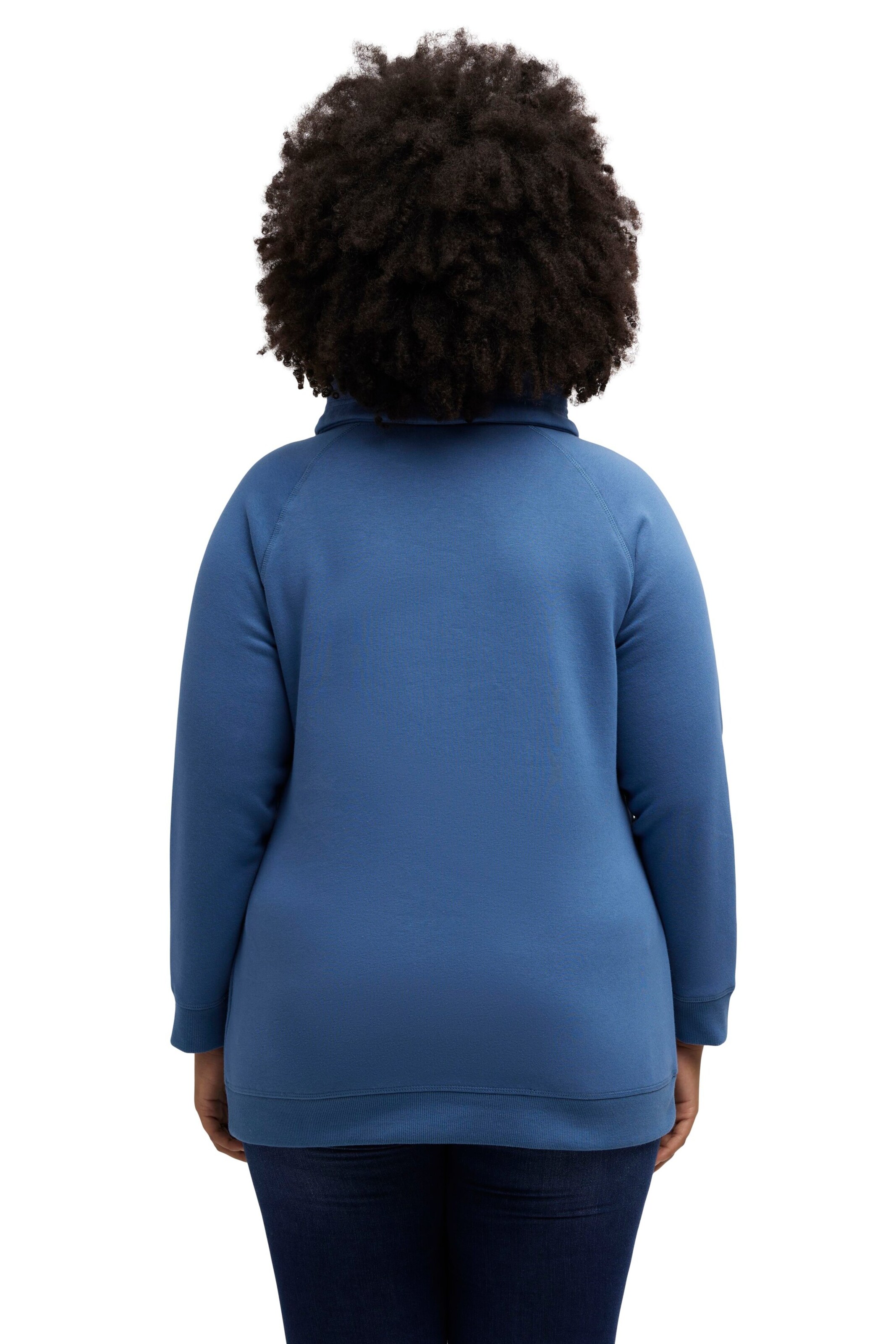 Ulla Popken Sweatshirt in Blue