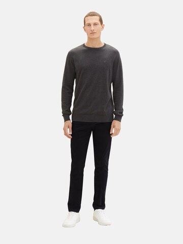 Coupe slim Pantalon chino 'Travis' TOM TAILOR en noir