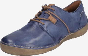 JOSEF SEIBEL Athletic Lace-Up Shoes in Blue: front