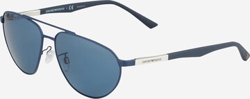 Emporio Armani Слънчеви очила в синьо: отпред