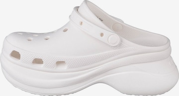 Crocs Clogs in White: front