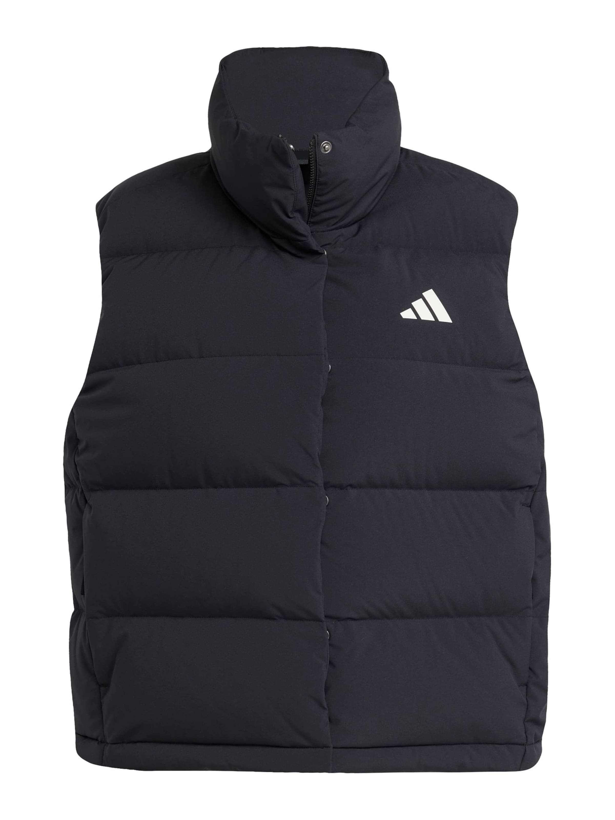 melns ADIDAS SPORTSWEAR Sporta veste 'Helionic': no priekšpuses