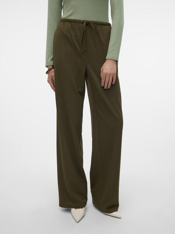 VERO MODA Wide leg Broek in Groen