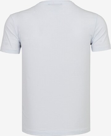 CIPO & BAXX T-Shirt 'BLING SKULL' mit Pailletten Totenkopf Print in Weiß