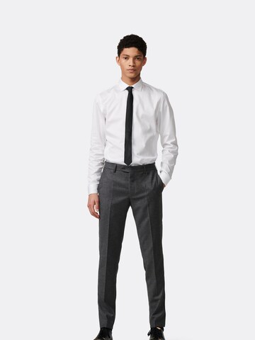 MMXGERMANY Slim fit Chino Pants 'REDA FLEXO' in Grey