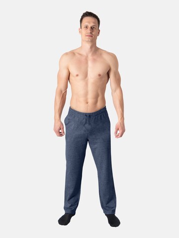 PANTONECLO Pyjama lang 'Pantoneclo Men’s Night Wear Long Pajama- 2 PCS' in Blauw