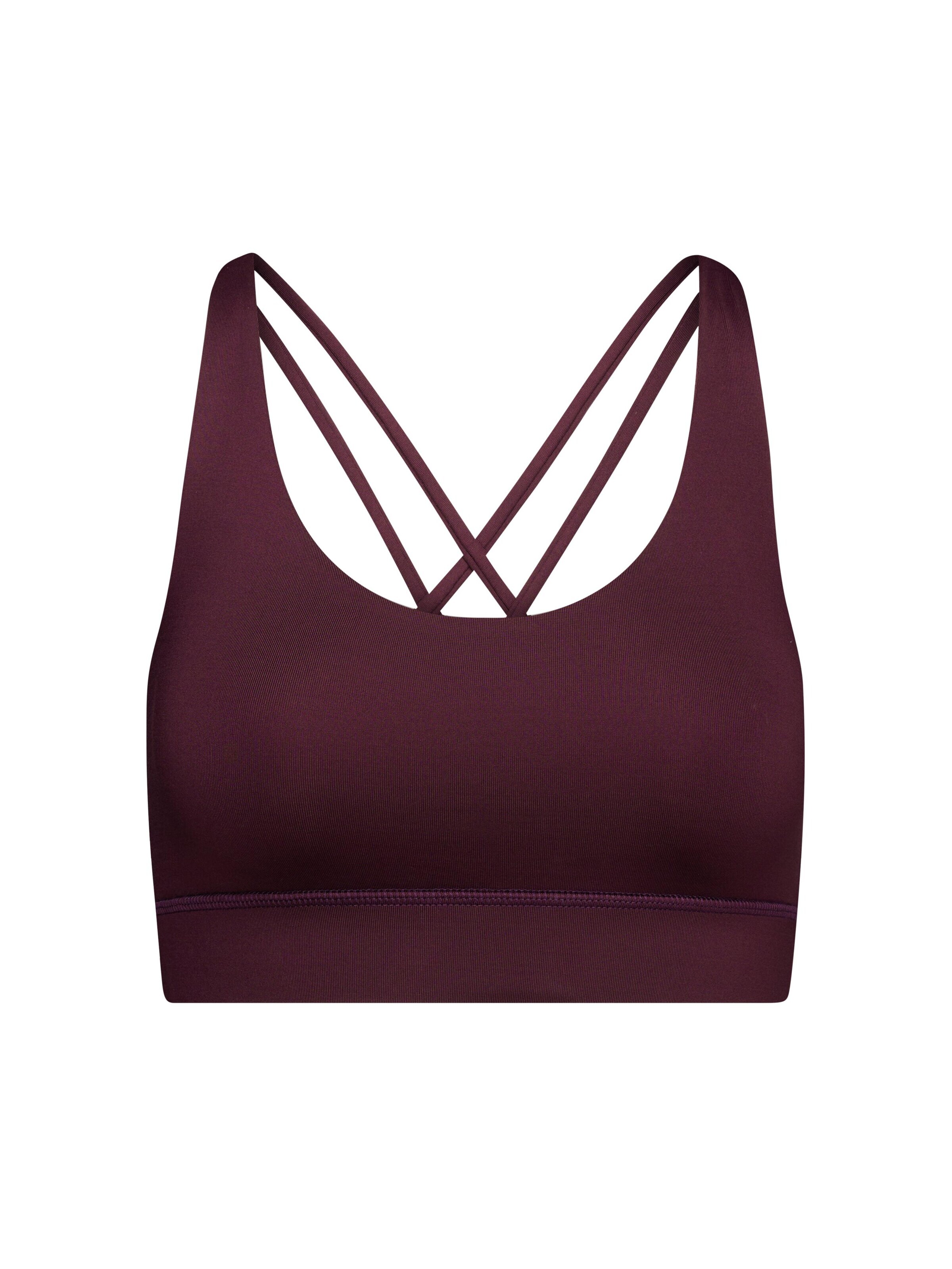 Hey Honey Bustier Sport-BH 'Criss Cross'‌‌‌‌‌‌ in Rot: Vorderseite