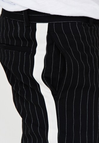 behype Tapered Chinohose 'Madrid' in Schwarz